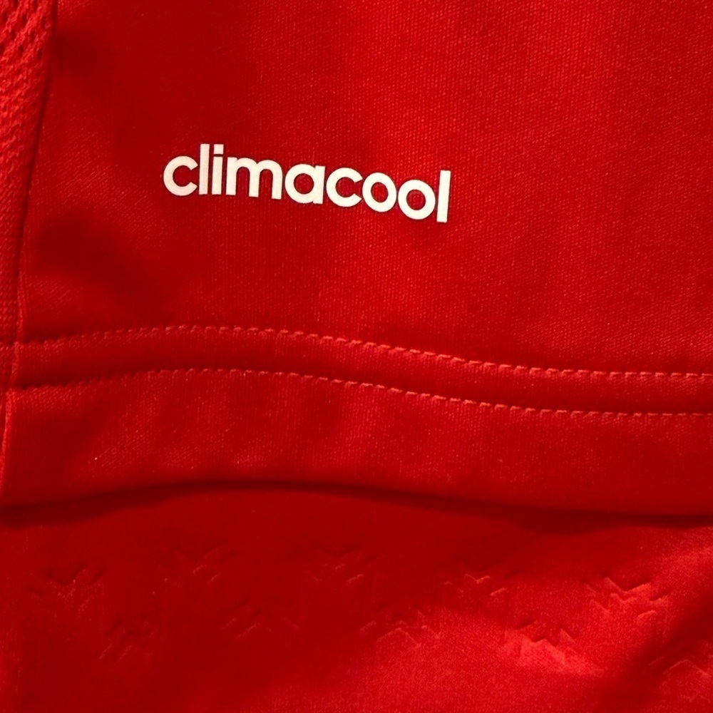 Adidas Red and White Soccer Jersey with Excellent Condition - Picture 5 of 8